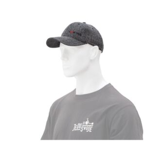 Strapback kšiltovka KOSTKA Melange černá