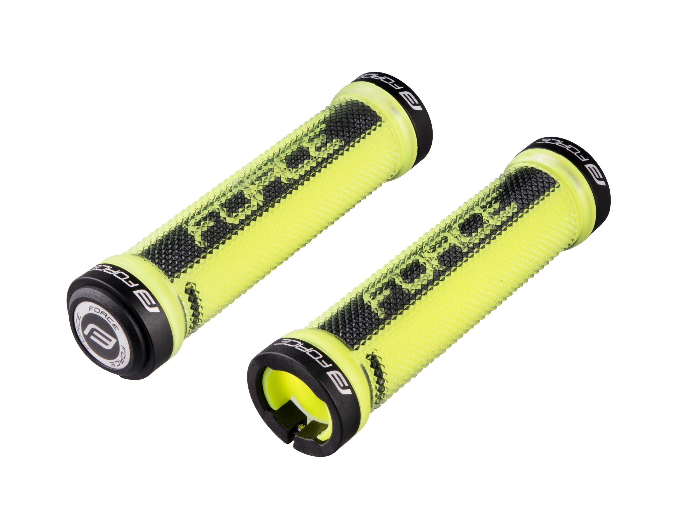 Madla FORCE LOGO jištěná, jemná fluo-černá, balená