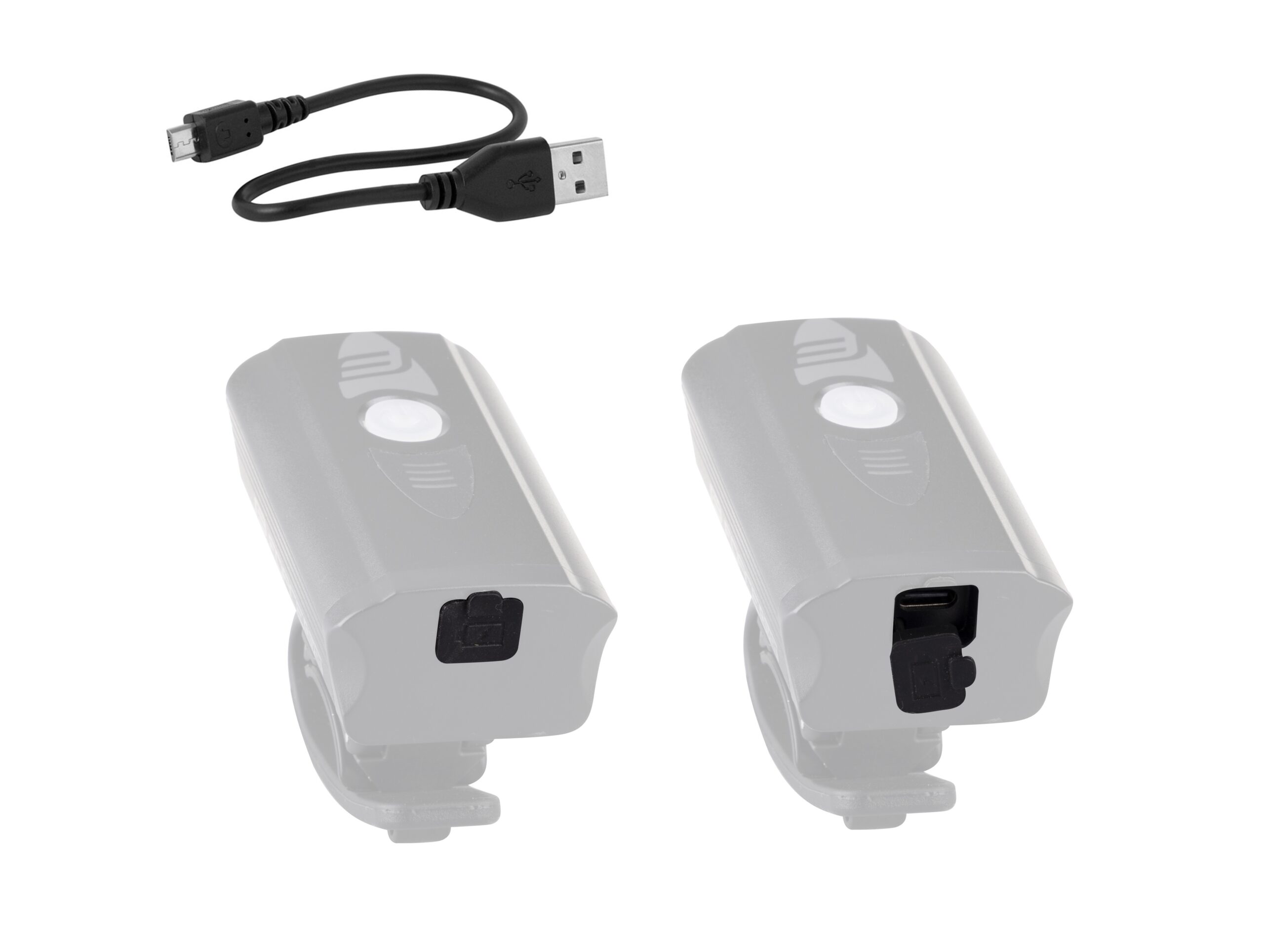 Světlo přední FORCE DIVER 900LM USB, černé - Obrázek 2