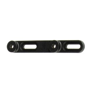 Ortlieb Ortlieb Offset-Plate 64mm, adaptér pro posun doplňků na navářky - black