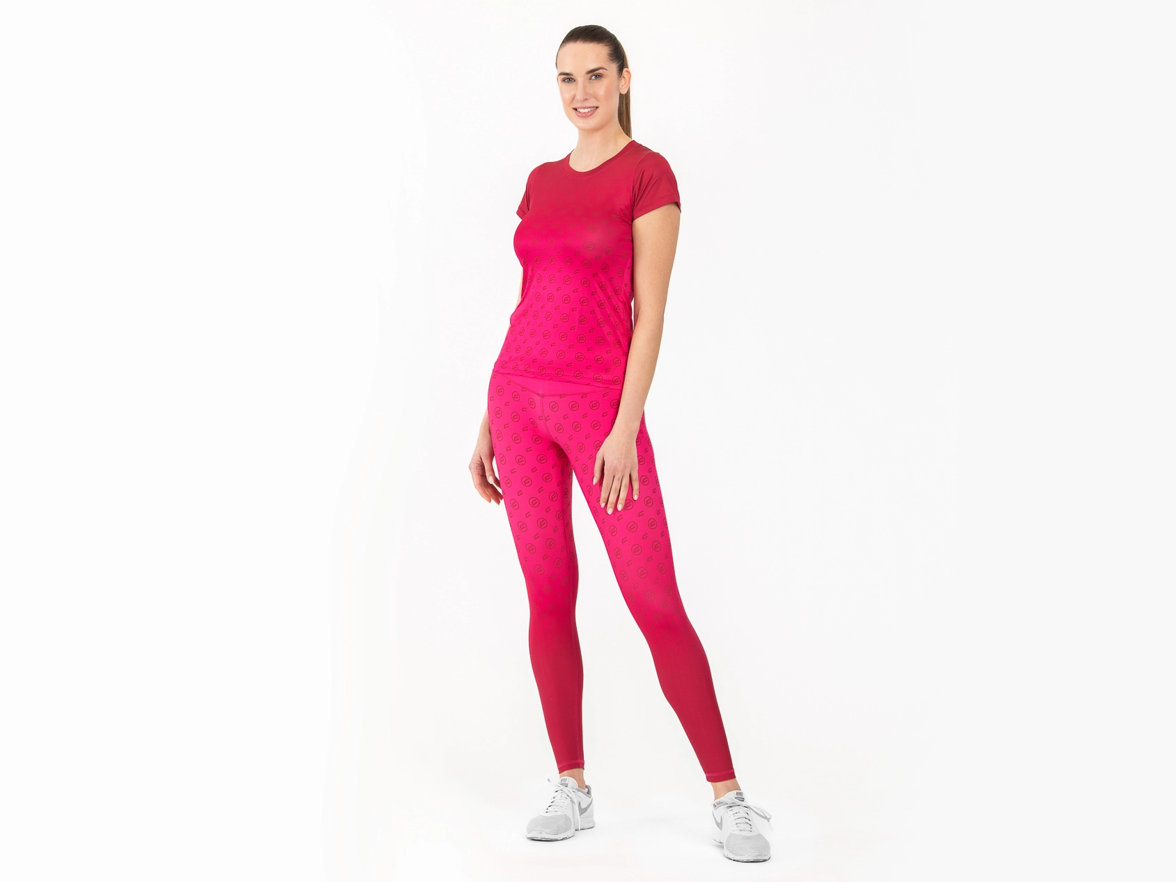 Crussis Legíny s vysokým pasem dámské PINK OMBRE L - Obrázek 4