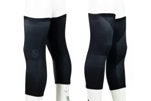 Crussis Návleky na kolena černá/růžová L/XL