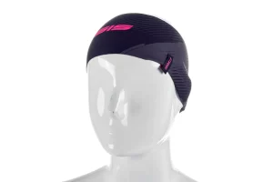 Crussis Sportovní čelenka černá/růžová 58-60