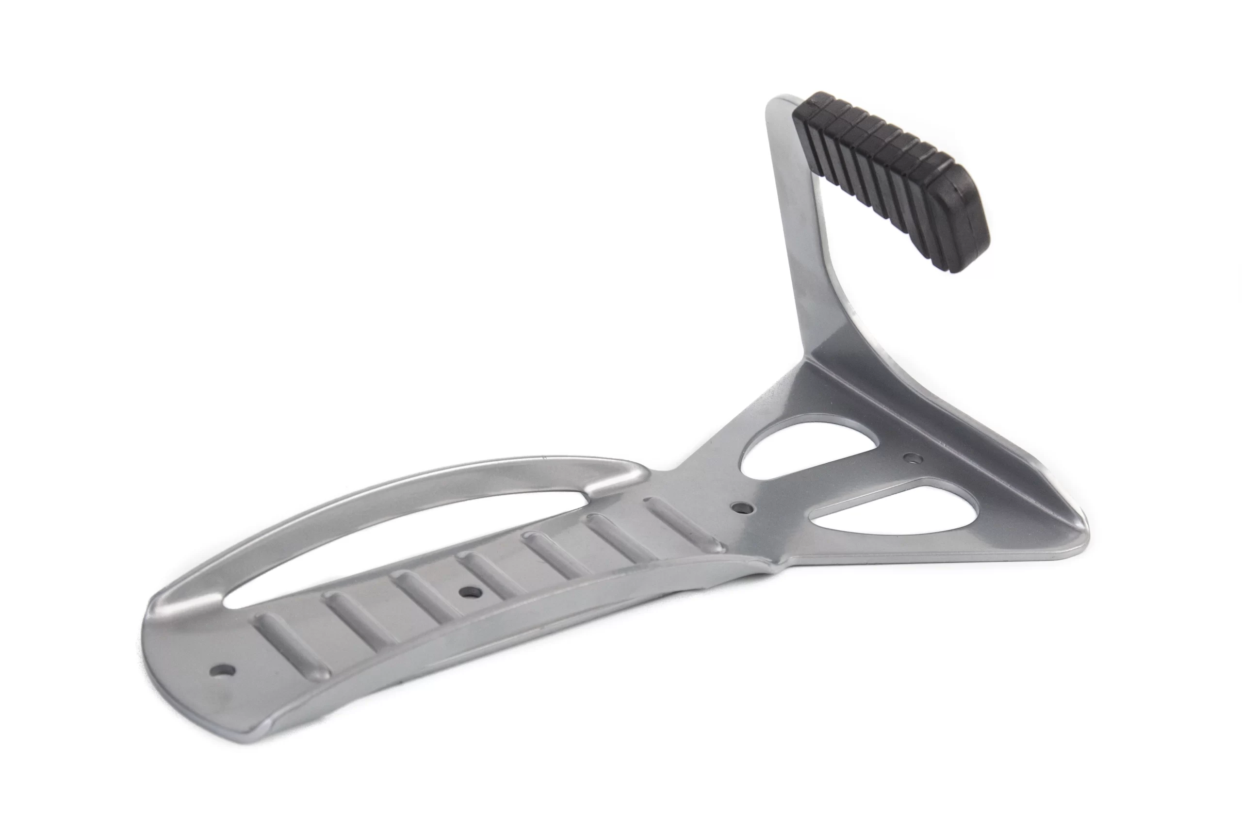 Crussis Držák kola a koloběžky na zeď za přední kolo Fe, stříbrný