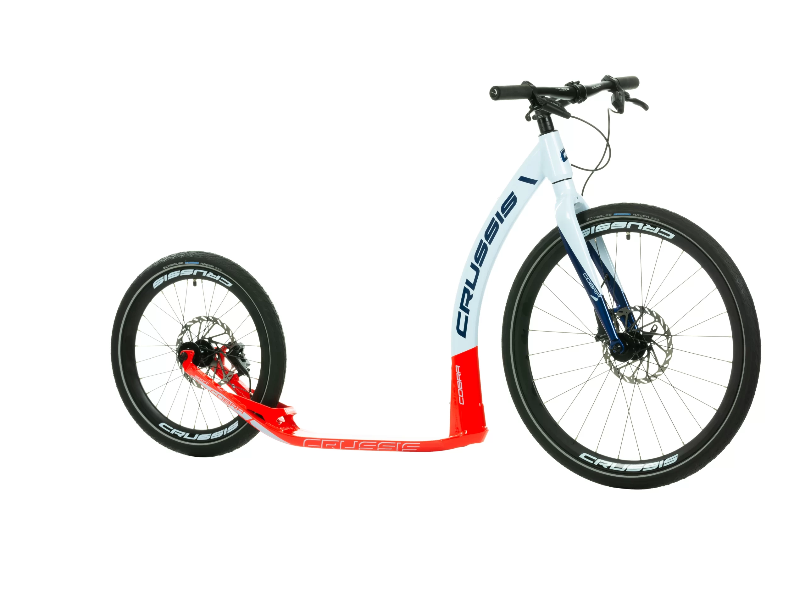 Crussis koloběžka Cobra Sport 4.2-4 bílá/červená