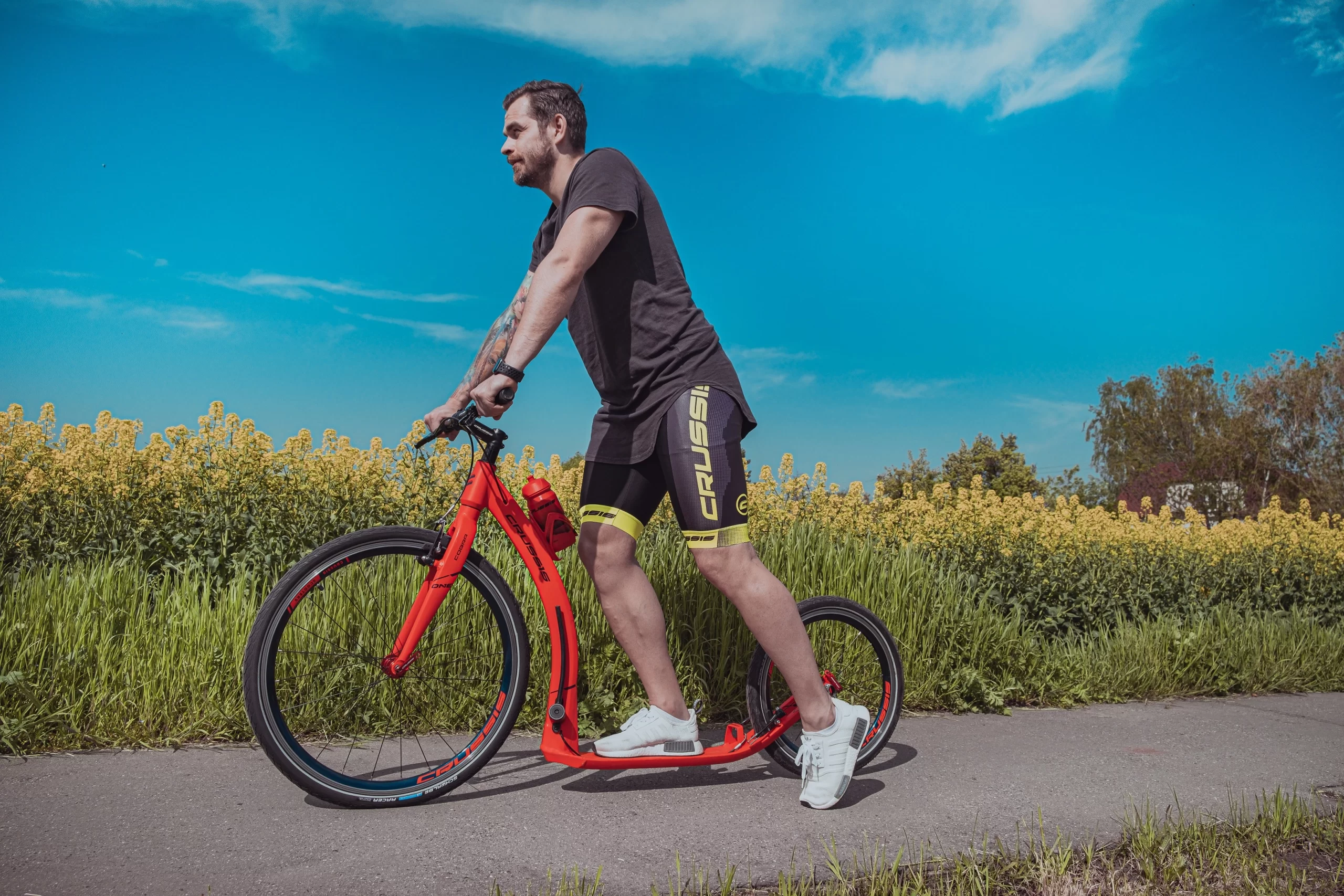 Crussis koloběžka One Cobra 4.2 červená - Obrázek 3