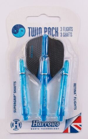 Harrows Násadky a letky Harrows Twin Pack aqua medium - Twin Pack aqua medium