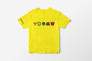 Yedoo Tričko Yedoo Emoji dětské - yellow 3-4