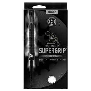 Harrows Šipky Harrows Supergrip Black Edition 90% steel 25g - Supergrip 90 Black E steel 25g