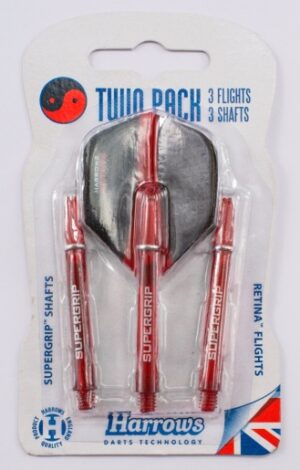 Harrows Násadky a letky Harrows Twin Pack red medium - Twin Pack red medium