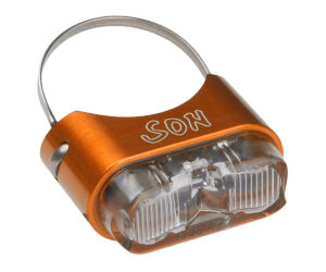 SON Rear Light seatpost mount - oranžová / čirá - for Ø 26 to 31.8mm