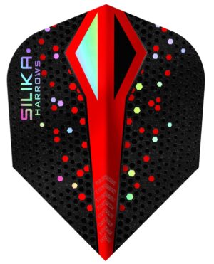 Harrows Letky Harrows Silika Colourshift Tough Crystalline Coating Flight, No 6 - HF5137_red