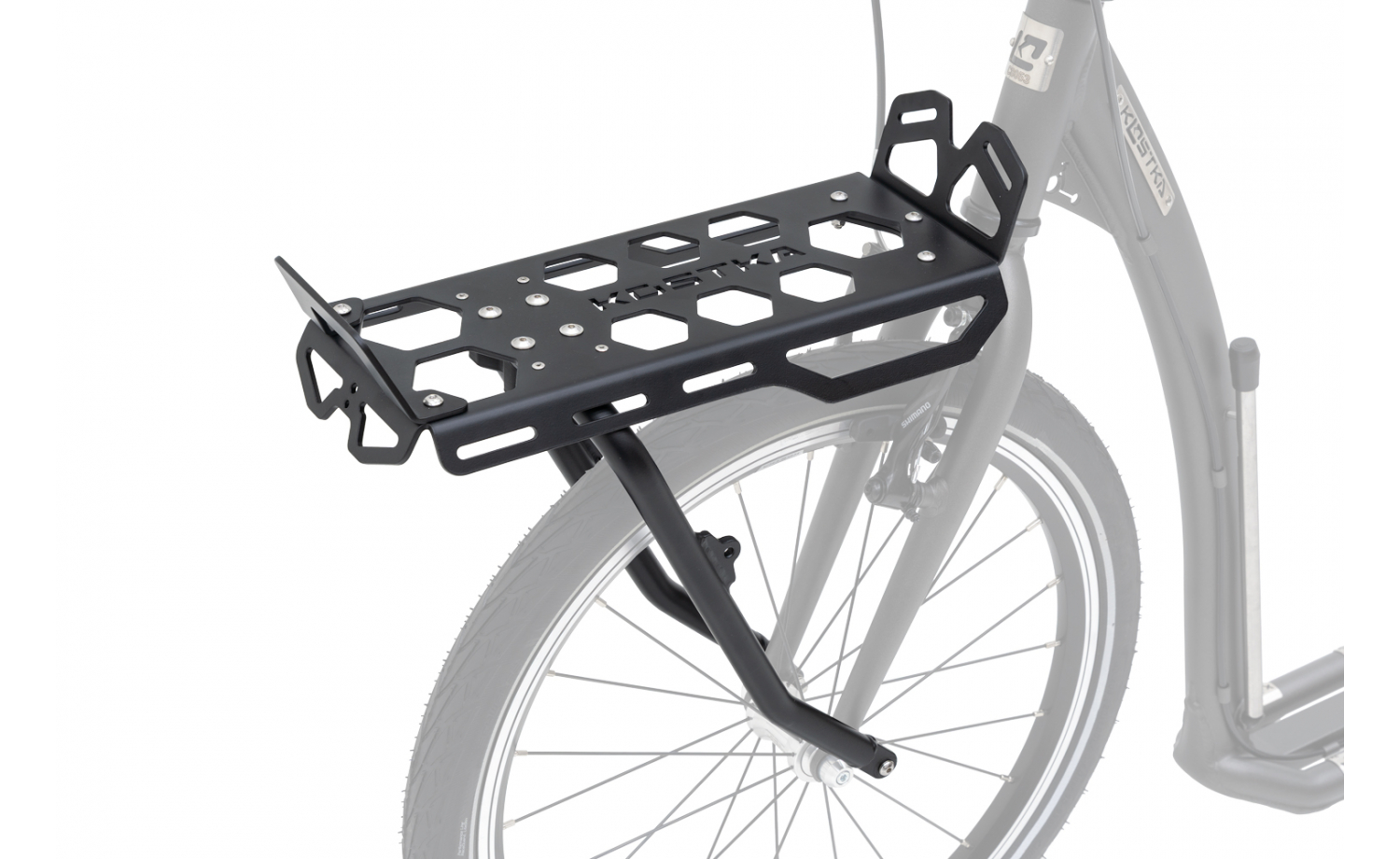 Přední nosič KOSTKA Frontbox 2010 – pro koloběžky s 20” kolem