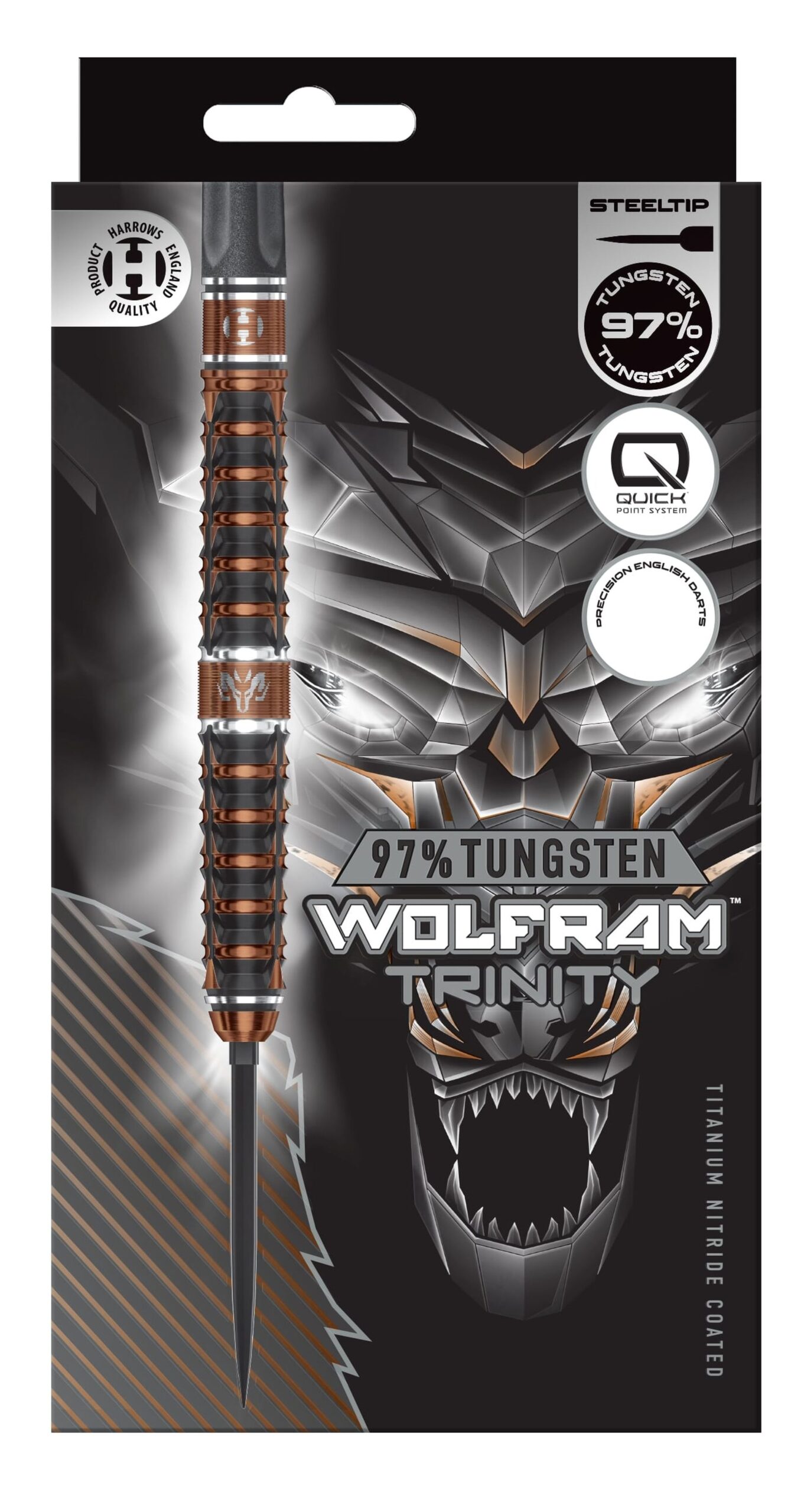 Harrows Šipky Harrows Wolfram Trinity 97% steel 22g - Wolfram Trinity 97 steel 22g