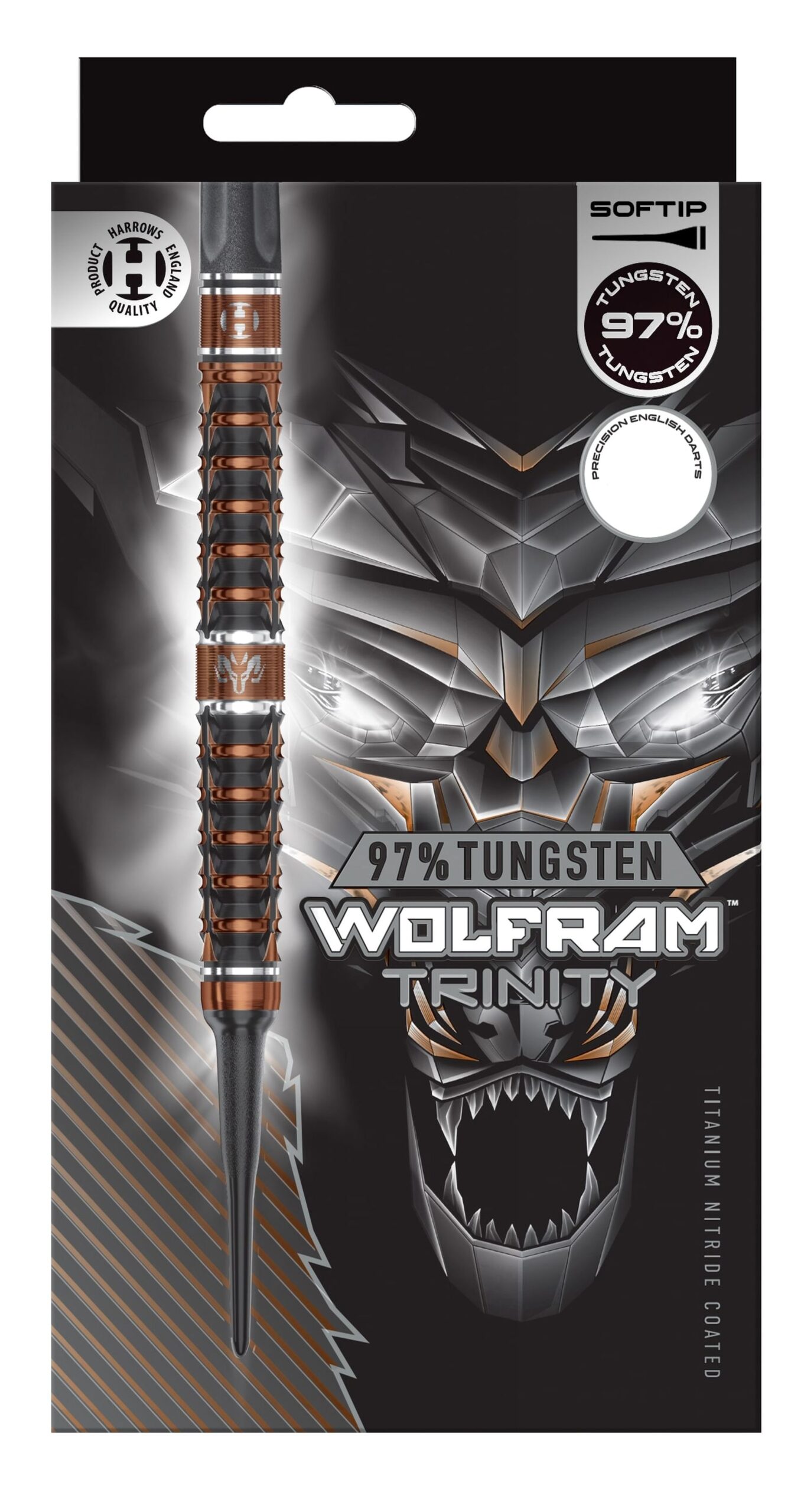 Harrows Šipky Harrows Wolfram Trinity 97% QP soft 20g - Wolfram Trinity 97 QP soft 20g