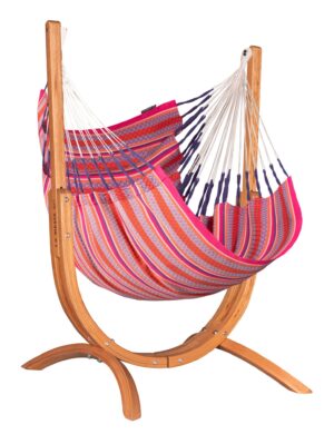 La Siesta Houpací sedačka se stojanem La Siesta Udine Organic Flamingo - Udine set Organic Flamingo