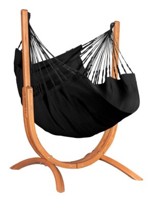 La Siesta Houpací sedačka se stojanem La Siesta Udine Organic Nougat - Udine set Organic Nougat