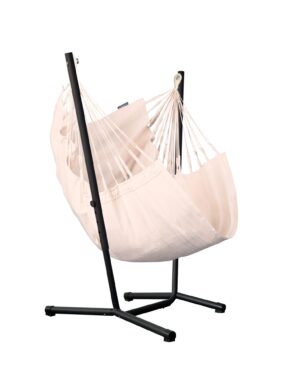 La Siesta Houpací sedačka se stojanem La Siesta Fiji set Organic Comfort Latte - Fiji set Organic Comf. Latte