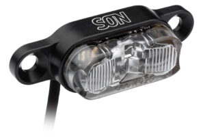 SON Rear Light DC for rack mount - černá/čirá