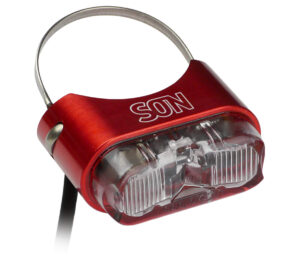 SON Rear Light DC seatpost mount - červená/čirá