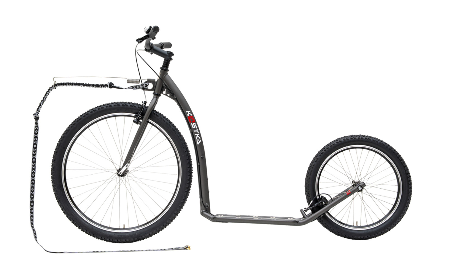 Koloběžka KOSTKA MUSHING RACER FUN (G6) Barva Magic Grey
