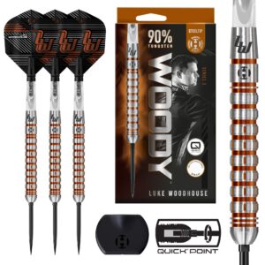 Šipky Harrows Luke Woodhouse 90% series 2 Quick Point steel 23g - Luke Woodh. s2 QP steel 23g