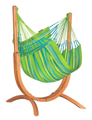 La Siesta Houpací sedačka se stojanem La Siesta Udine Outdoor Lime - Udine set Outdoor Lime