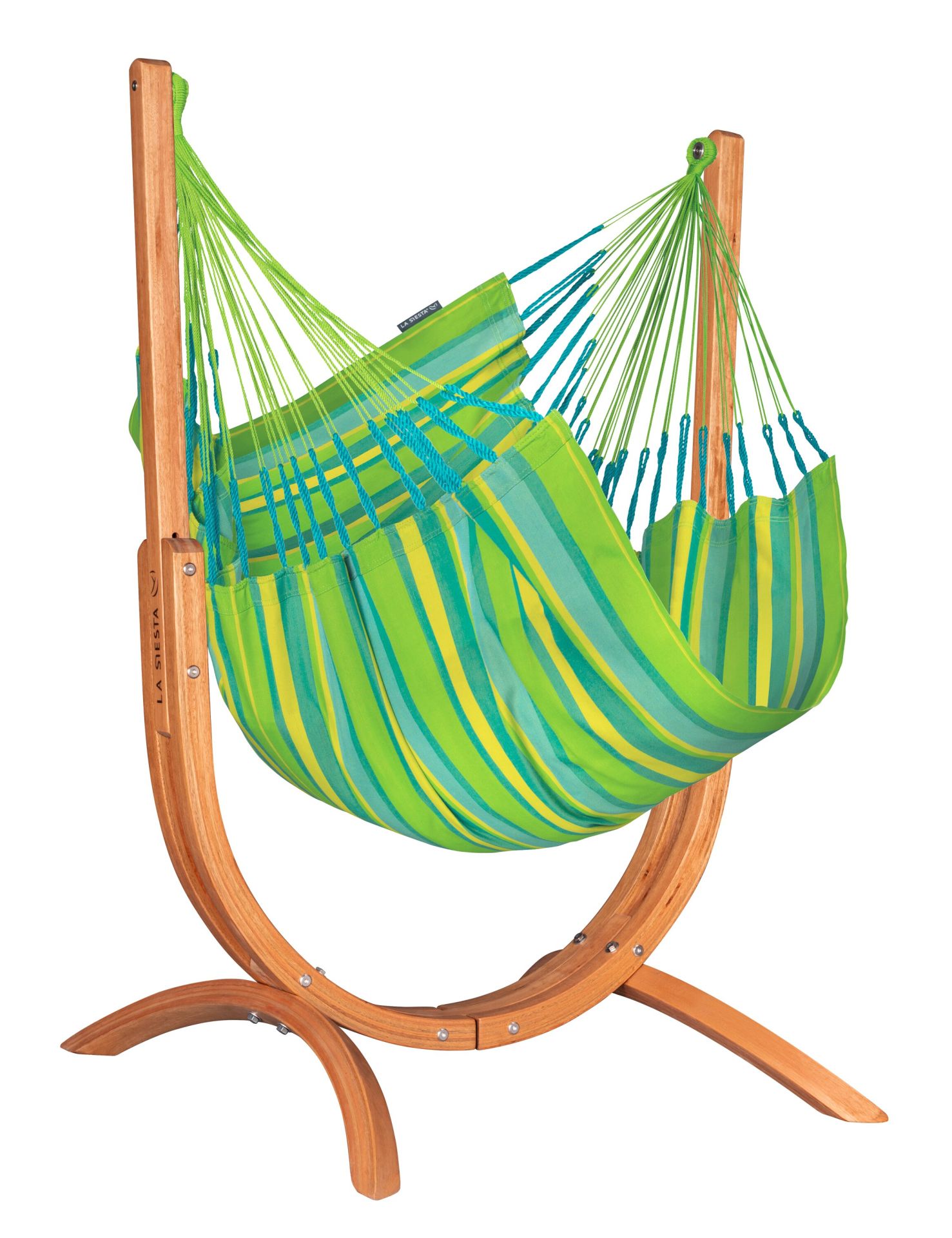La Siesta Houpací sedačka se stojanem La Siesta Udine Outdoor Lime - Udine set Outdoor Lime