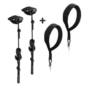 La Siesta Univerzální závěsná sada La Siesta FlexMount 2point pro houpací sítě a sedačky černá - FlexMount uchycení 2point čer