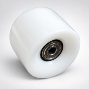 Kolečko k pennyboardu Fizz Board bílé, ABEC 5, 65 × 45 mm