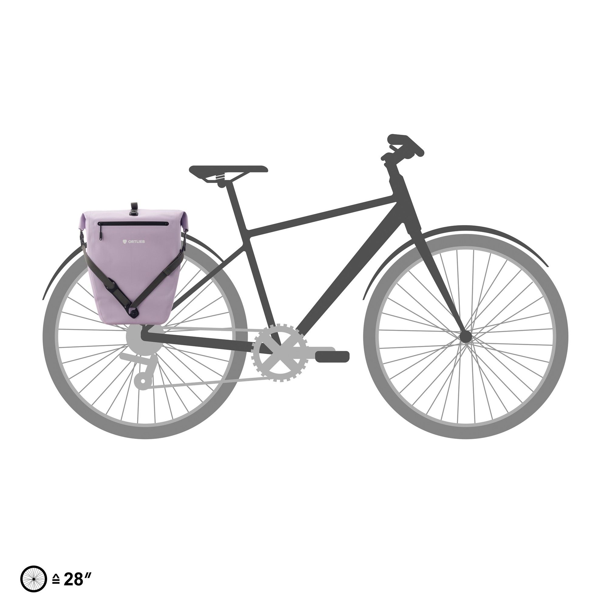 ORTLIEB Back-Roller 20L ZIP POCKET - lavender - Obrázek 2