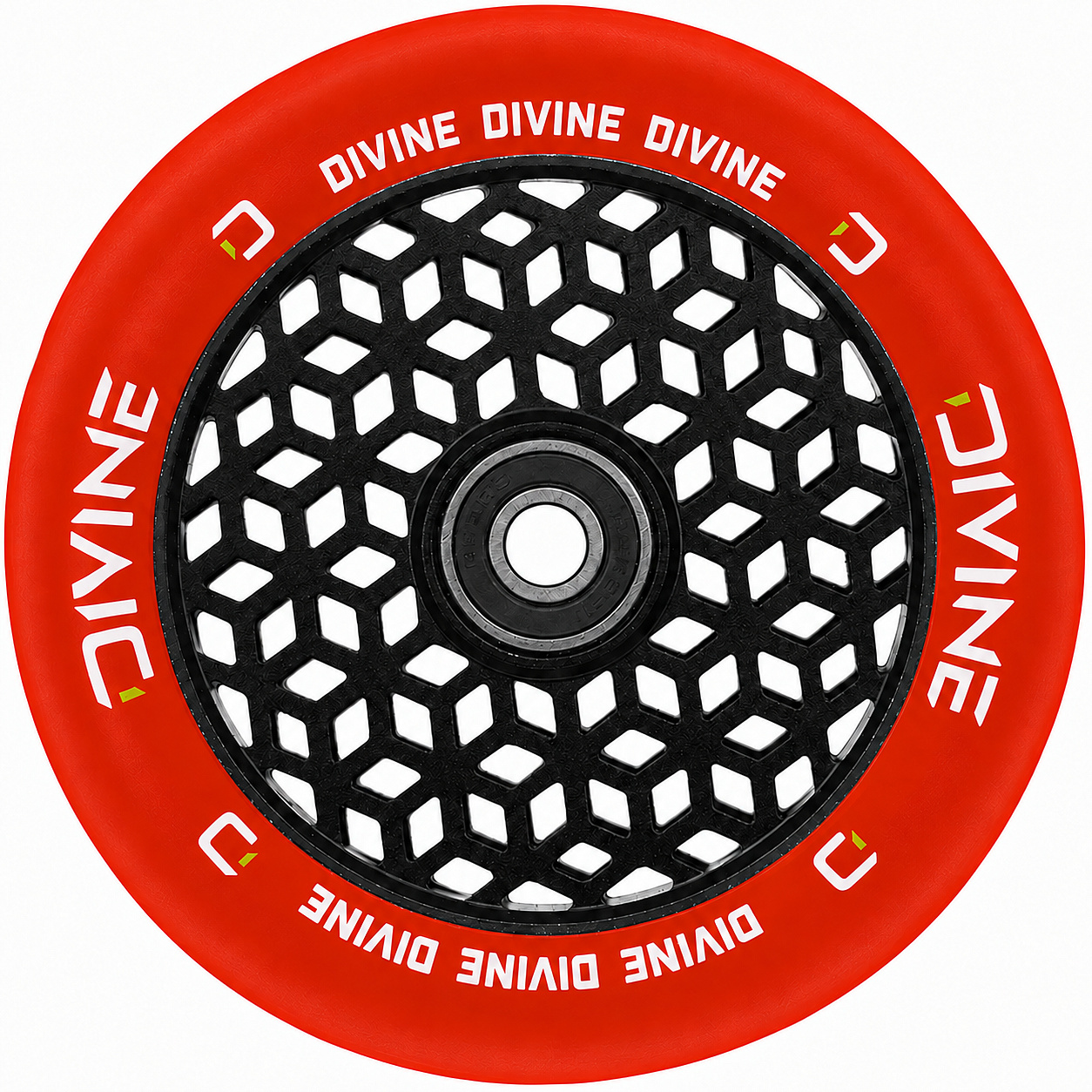 Kolečko Divine Honeycore light 110mm černo-červené
