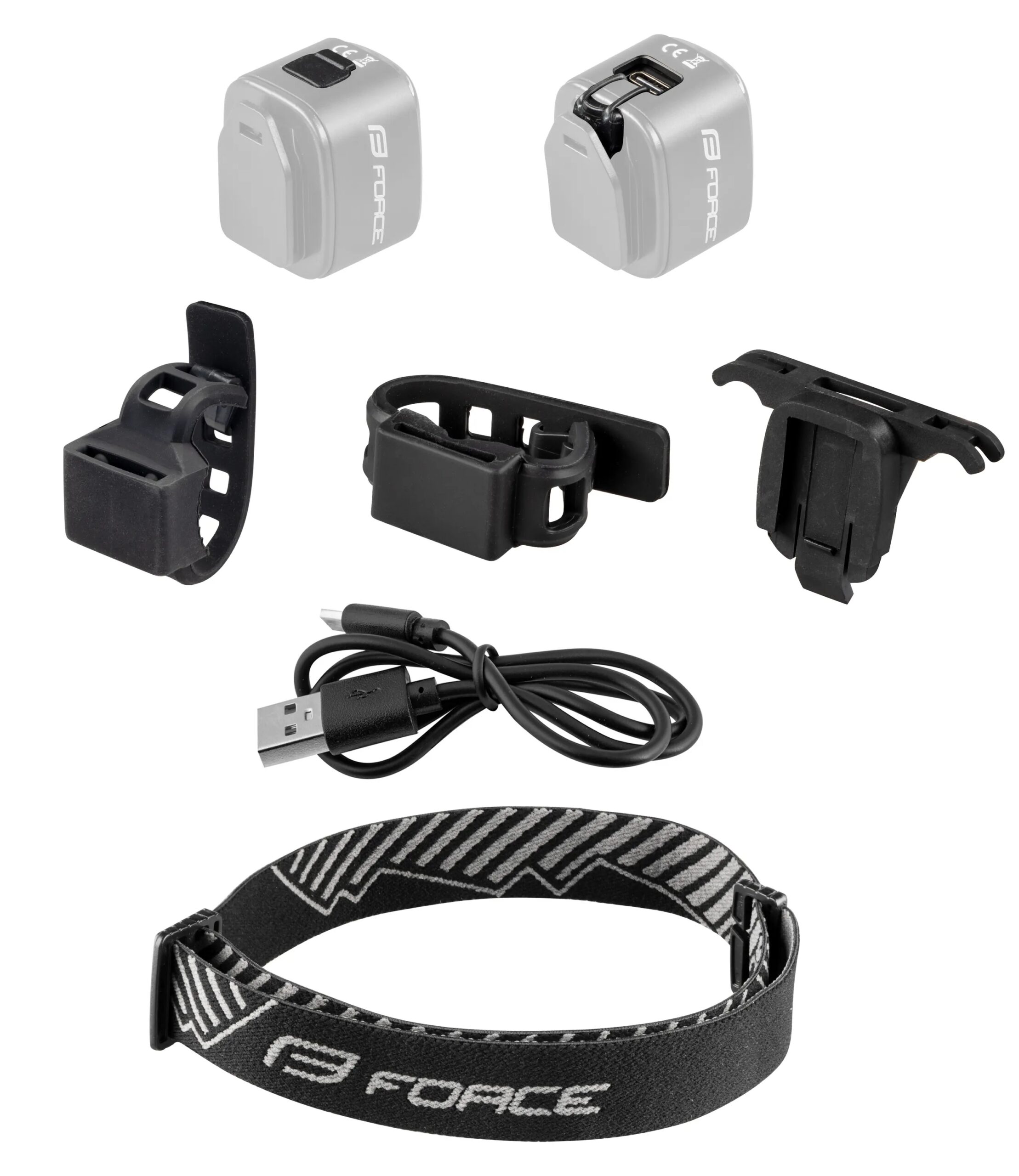 blikačka přední/zadní FORCE FLEA 200LM USB - Obrázek 4