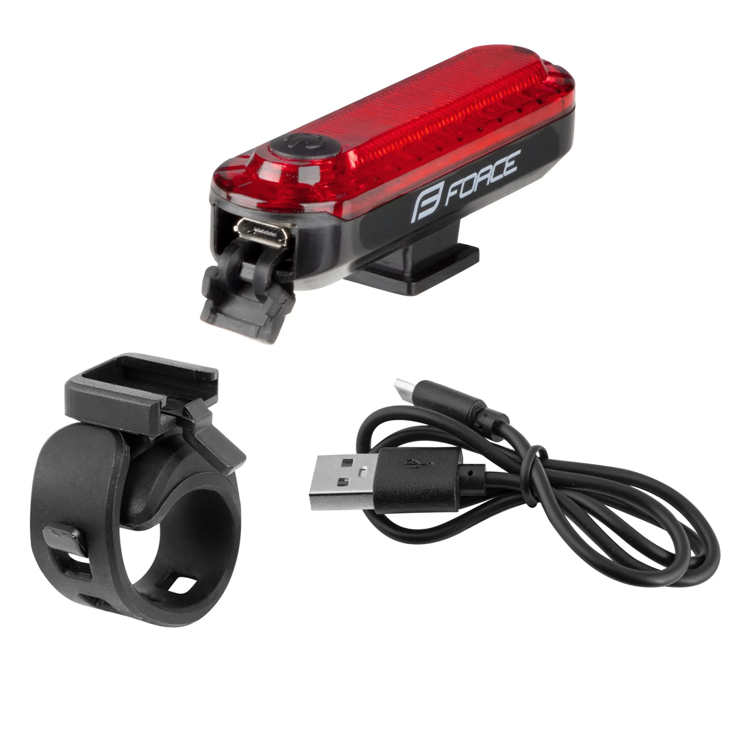 blikačka zadní FORCE DOT 20LM, 5x LED, USB - Obrázek 2