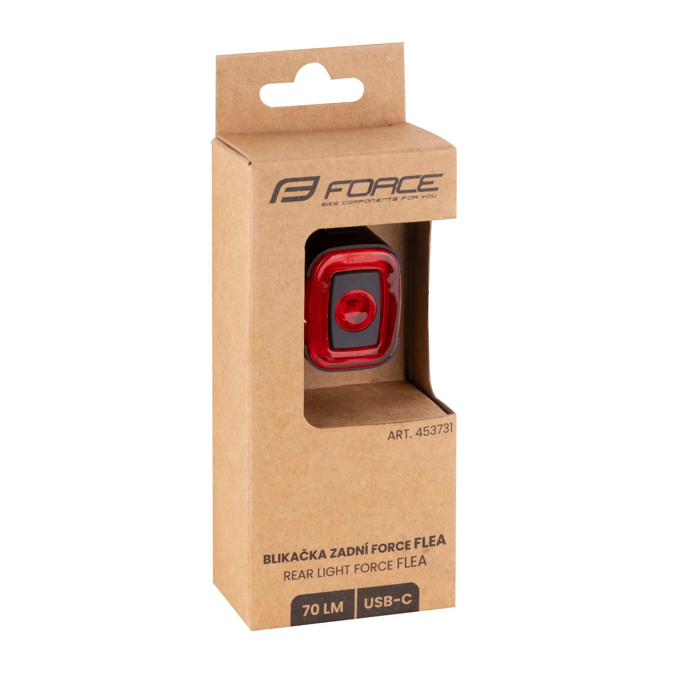 blikačka zadní FORCE FLEA 70 LM, 1 LED, USB - Obrázek 7