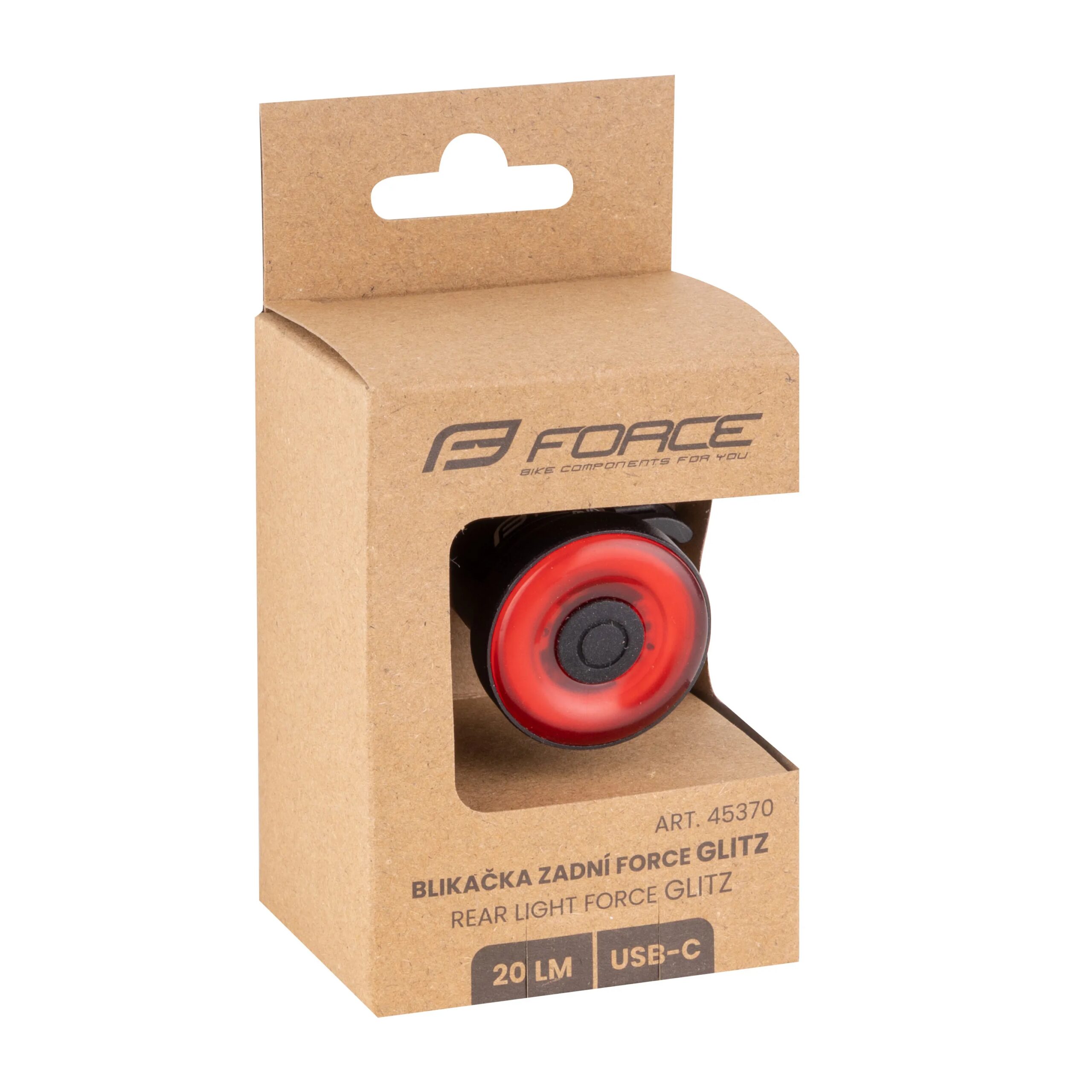 blikačka zadní FORCE GLITZ 20LM, 20x LED, USB - Obrázek 6