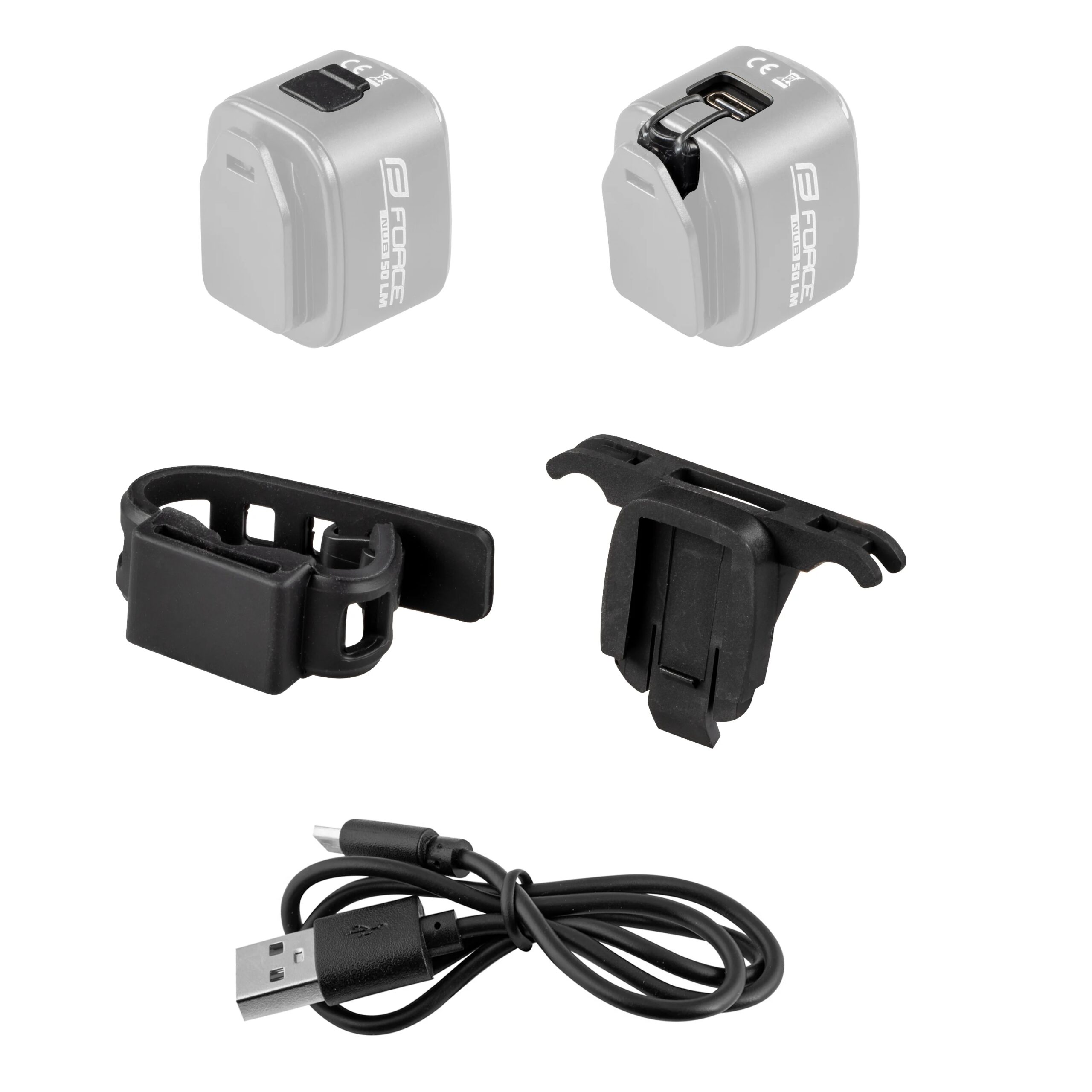 blikačka zadní FORCE NUB 50 LM, 24 LED, USB - Obrázek 3