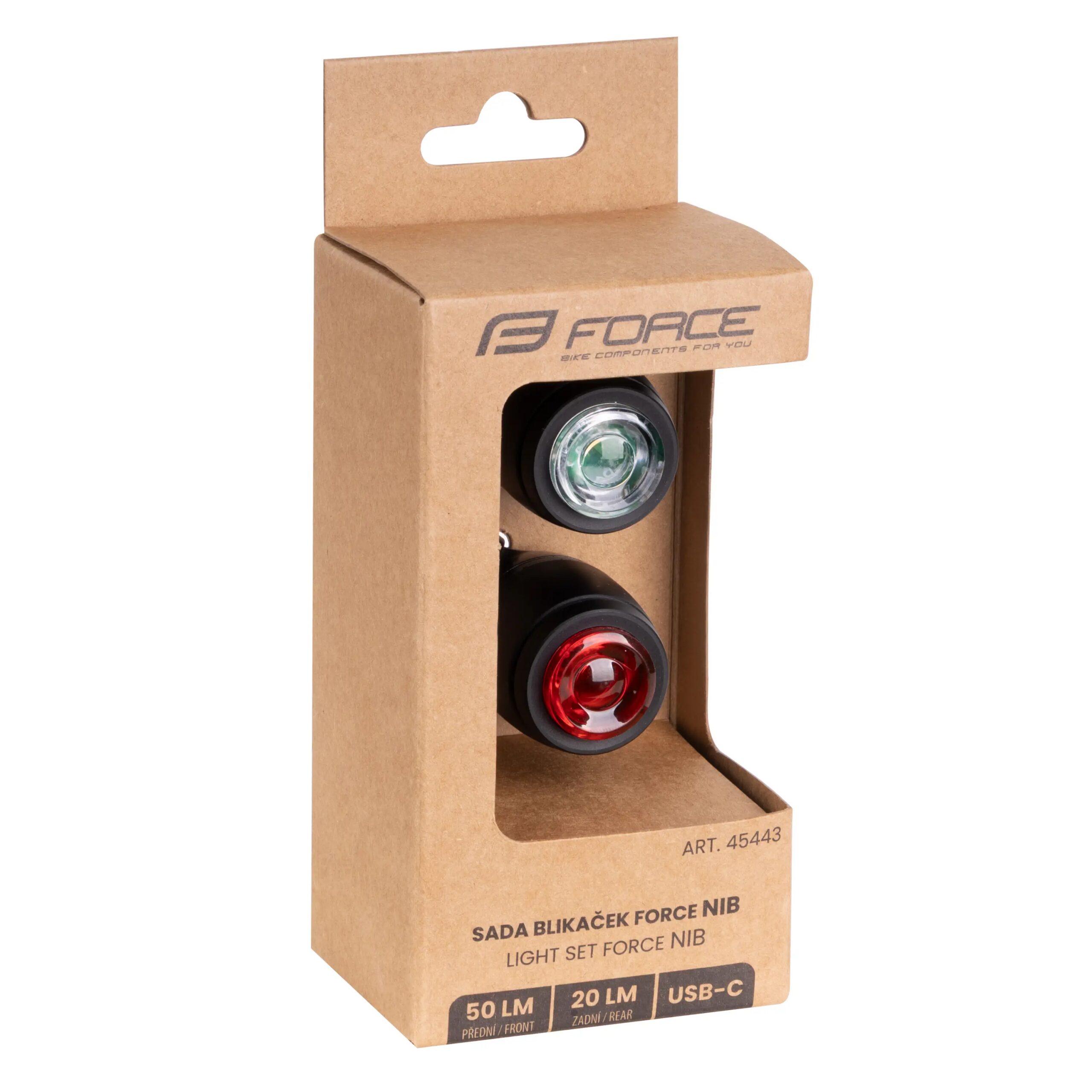 blikačky sada FORCE NIB USB přední+zadní - Obrázek 5