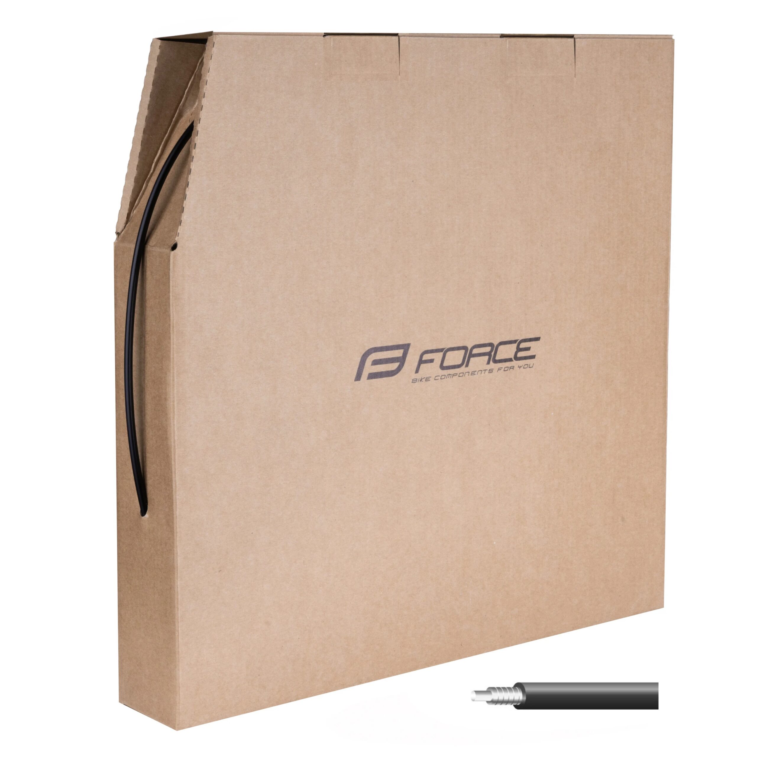 bowden brzdový FORCE 5mm, černý 50m BOX