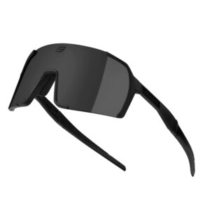 brýle FORCE GLARE černé, černé zrc. sklo