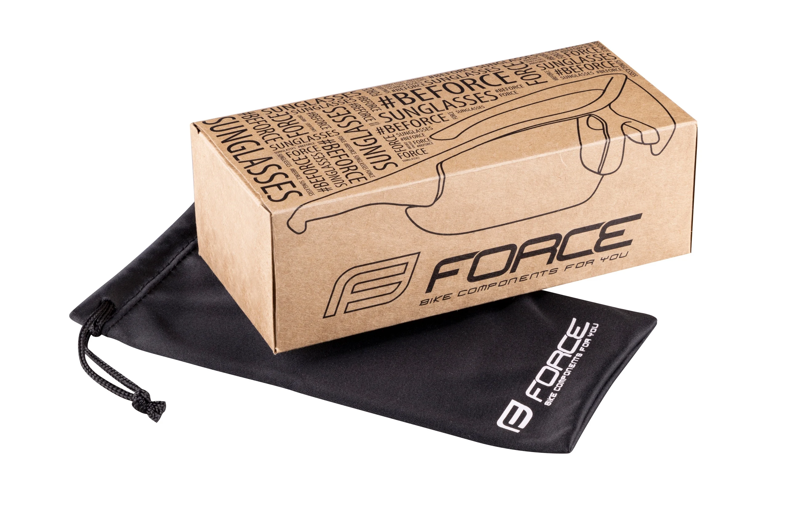 brýle FORCE ZOOM černé, modré sklo - Obrázek 6