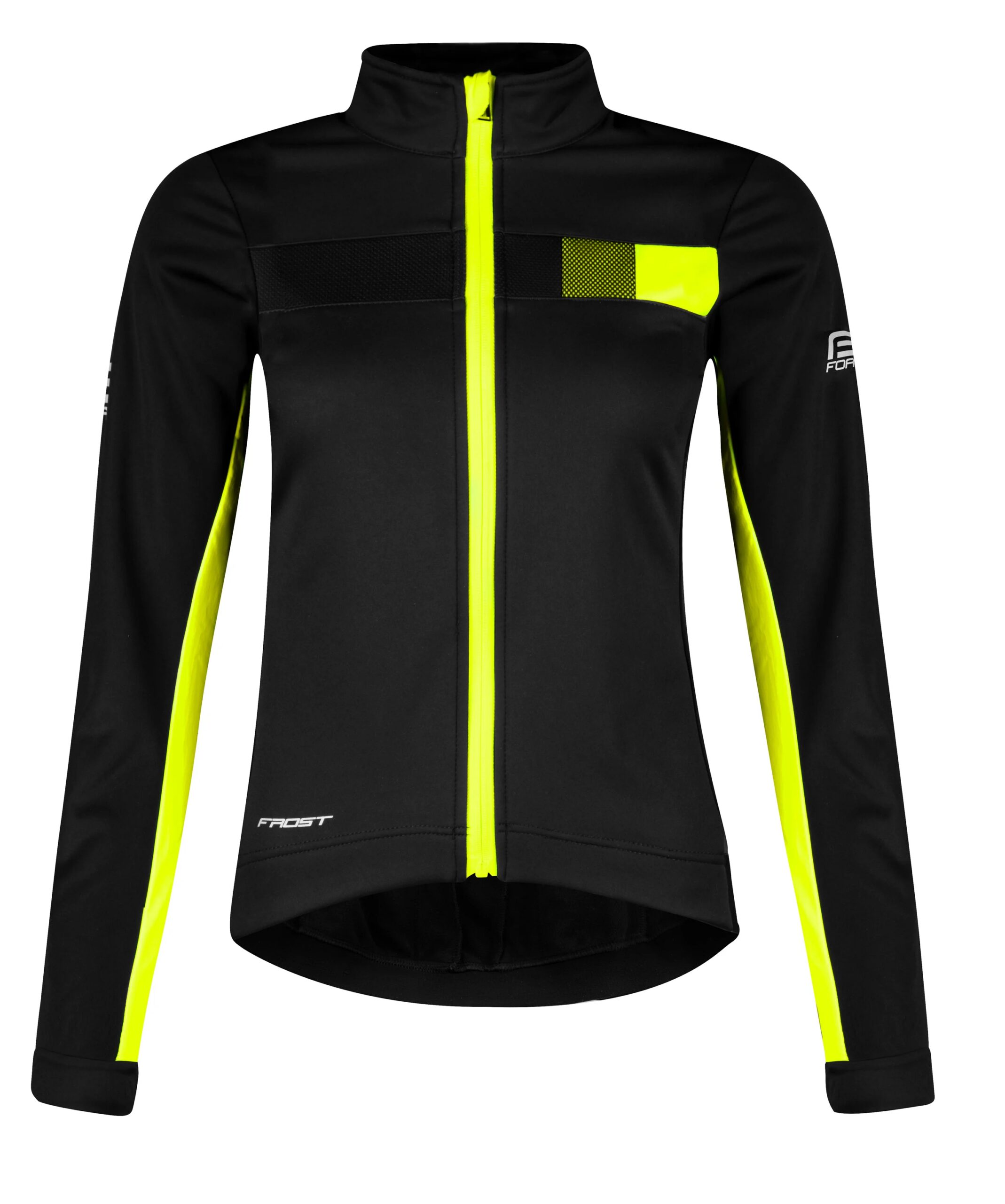 bunda F FROST LADY softshell zimní, černo-fluo M