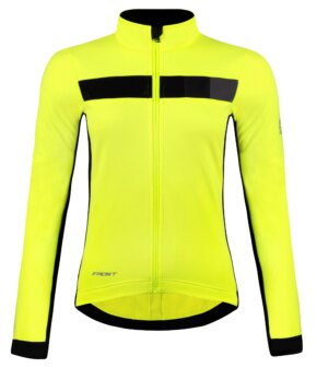bunda F FROST LADY softshell zimní, fluo-černá XS