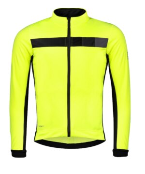 bunda F FROST softshell zimní, fluo-černá M