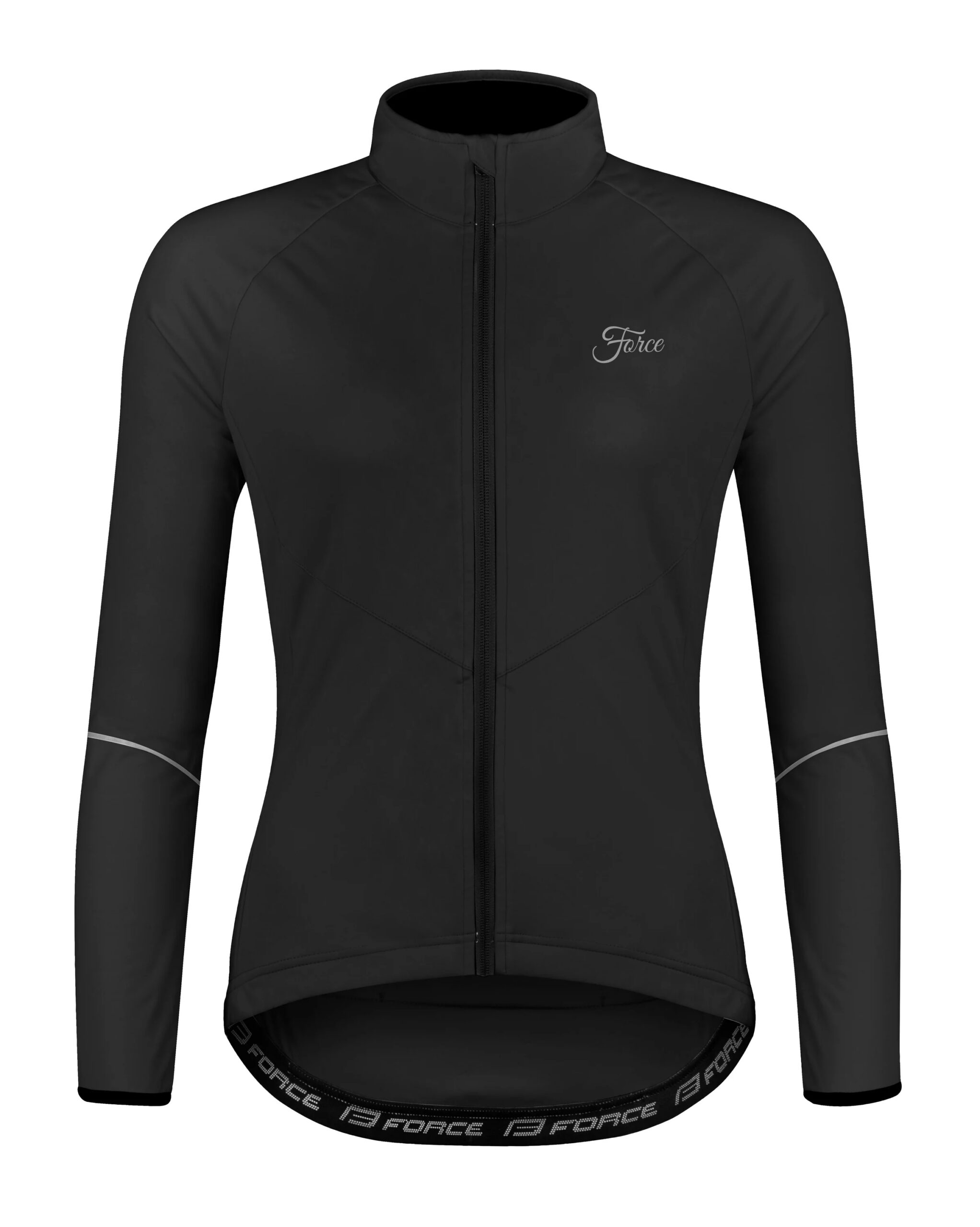 bunda FORCE ARROW LADY softshell, černá XS
