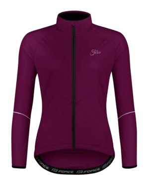 bunda FORCE ARROW LADY softshell, fialová XS