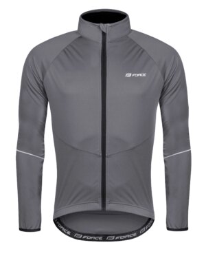 bunda FORCE ARROW softshell, šedá XS