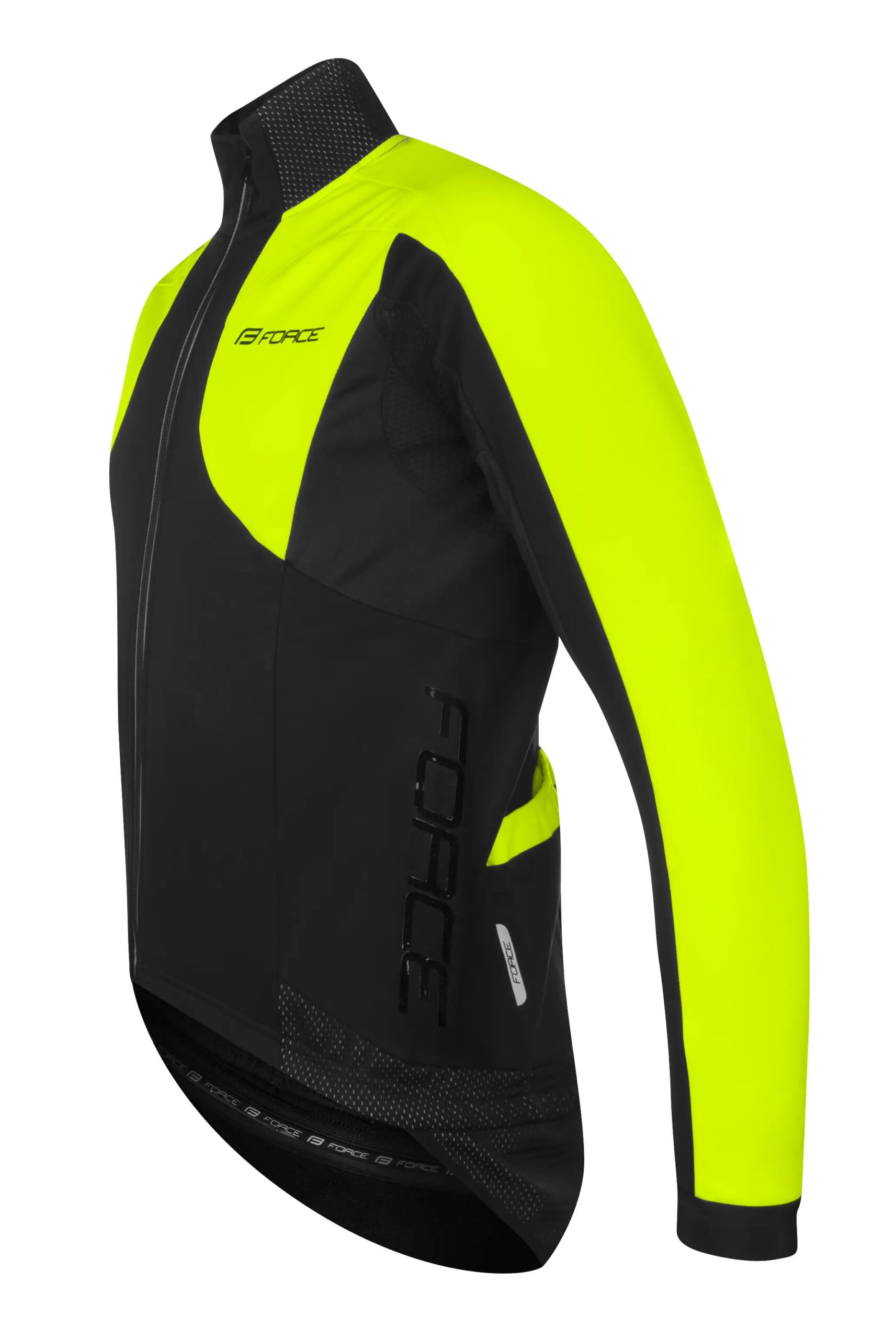bunda FORCE X100 zimní, černo-fluo XS - Obrázek 3