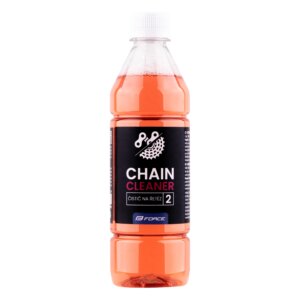 čistič F STRONG na řetězy - 0,5 l, láhev - růžový