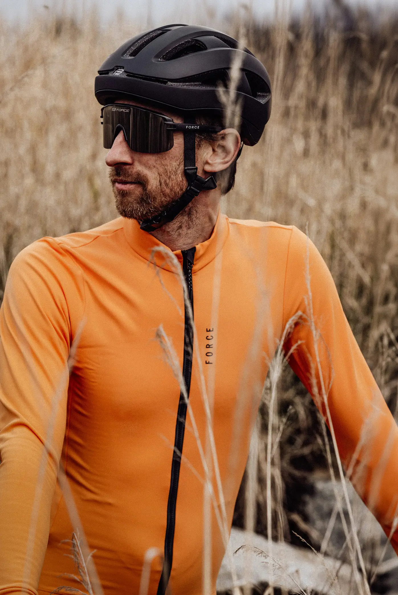 dres FORCE ENDLESS dlouhý rukáv, oranžový 4XL - Obrázek 3